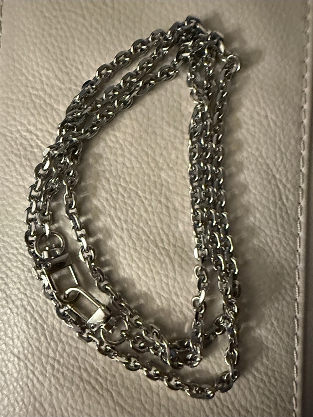 Silver Converter Chain Approximately 46 inches NEW very high quality